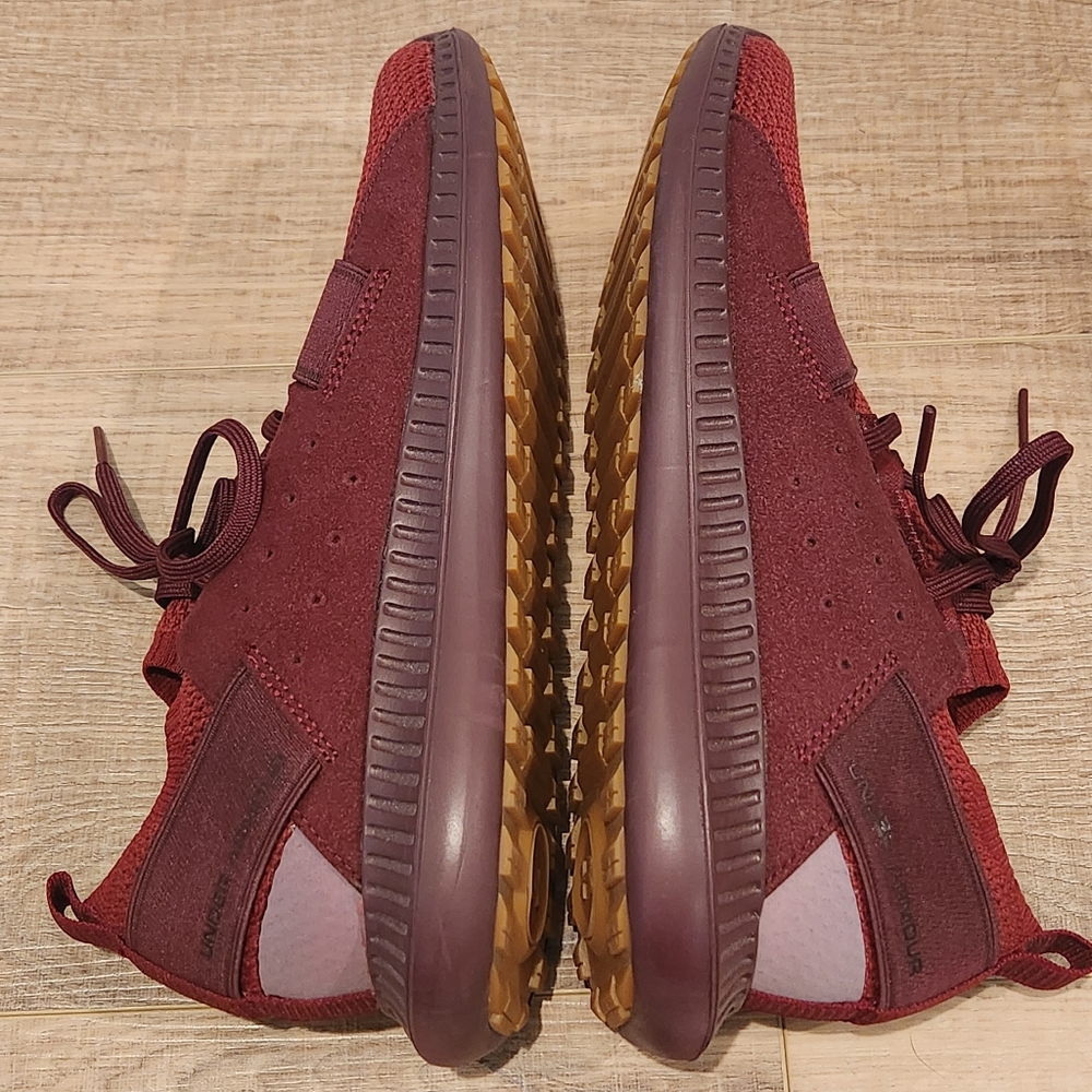 Under Armour Threadborne Shift Women's Size 8 Burgundy Red Running Shoes 3019918 - Picture 8 of 12